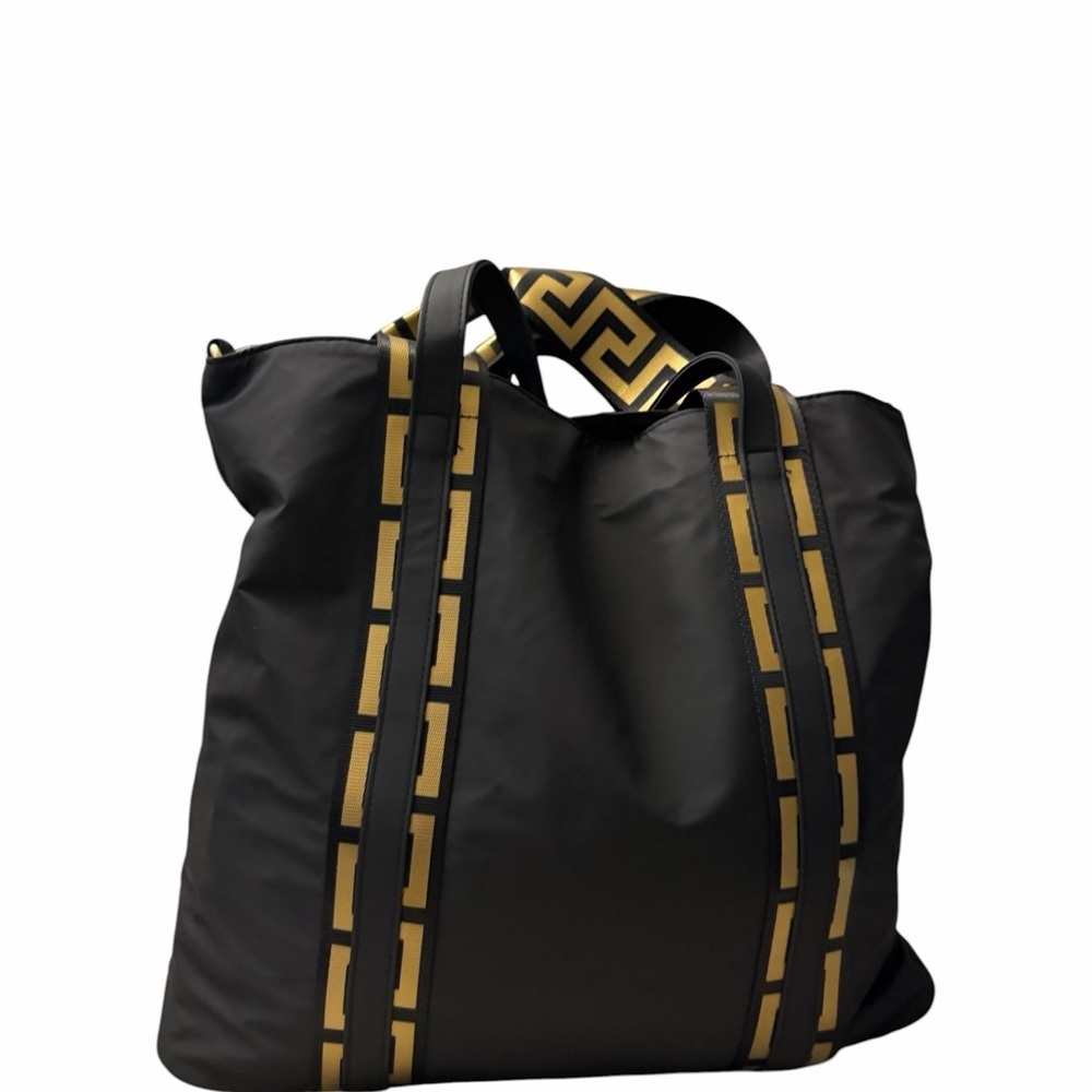 Versace Parfums Black & Gold Logo Tote NEW WITHOUT TAGS - Picture 6 of 16
